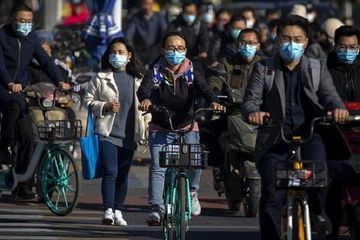 Pandemi virus corona di China.