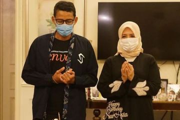 Sandiaga Uno positif Covid-19 , dan jalani isolasi mandiri bersama sang istri