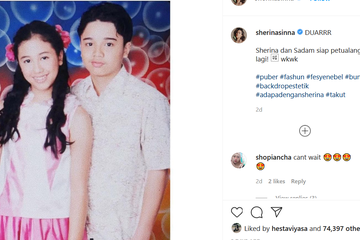 Pamer Foto Lawas bareng Derby Romero, Sherina Munaf Siap Beraksi ...