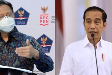 Jokowi minta Menkes Budi Gunadi Sadikin selesaikan vaksinasi Covid-19 dalam waktu kurang dari setahun.