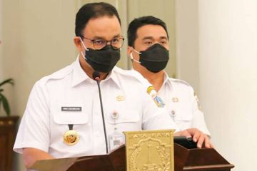 Gubernur DKI Jakarta Anies Baswedan bersama wakilnya, Achmad Riza Patria dikabarkan akan mengumumkan kebijakan terkait Pemberlakuan Pembatasan Kegiatan Masyarakat (PPKM) 
