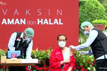 Tahukah, Apa Janji Jokowi Usai Divaksin Covid-19 Kedua Kalinya?