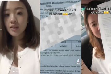 Wanita ini ceritakan belum tes Covid-19 tapi sudah dapat hasil swab test di Bandara Soekarno Hatta