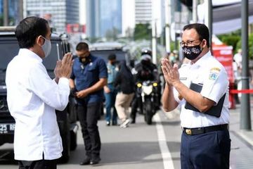 Presiden Jokowi dan Gubernur Anies Baswedan bahas PPKM Jawa-Bali