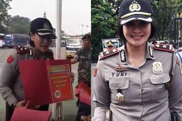 Kapolsek Astana Anyar Kompol Yuni Purwanti Kusuma Dewi.
