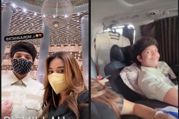 Baru saja sembuh dari Covid 19, Aurel Hermansyah langsung pergi bareng Atta Halilintar urus pernikahannya.