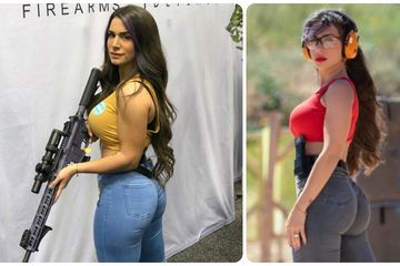 Orin Julie wanita Israel yang dijuluki ratu senjata.