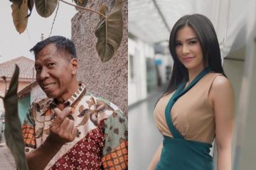 Kolase Foto Maria Vania dan Kiwil