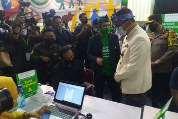 5000 Warga Jabar Jadi Target Vaksin Covid 19 Di Grab Vaccine Center Sonora Id