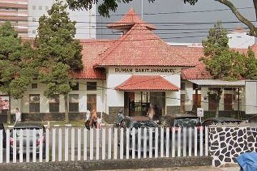 Rumah sakit Immanuel di Bandung. Tempat pengembangan vaksin Covid-19.