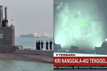 Kri nanggala terkini ditemukan