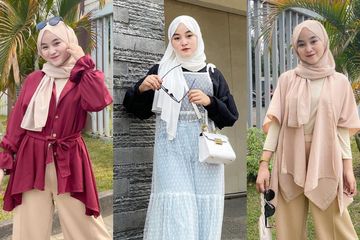 Tren Baju Lebaran 2021: Rekomendasi Outer Hijab Kekinian Harga ...