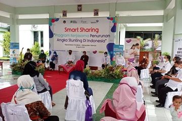  Program kolaborasi BKKBN, PRENAGEN, dan Klikdokter yang bertajuk &ldquo;Smart Sharing: Program Kerja Sama Penurunan Angka Stunting di Indonesia&quot; di Jakarta (04/05/2021) 