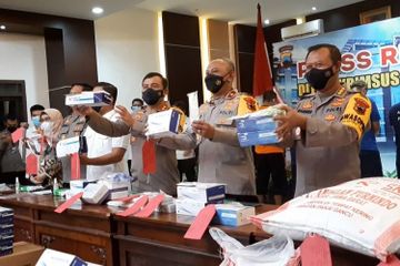 Penangkapan barang bukti rapid test ilegal di Semarang