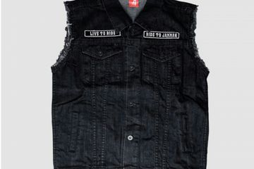 vest denim