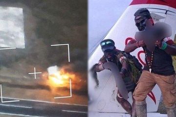 KKB Papua beraksi bakar fasilitas Bandara Aminggaru, Distrik Ilaga, Kabupaten Puncak, Papua.