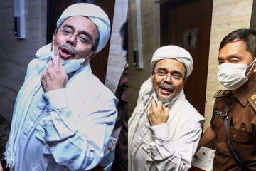 Buka Masker Saat Foto Bersama Habib Rizieq Bakal Jalani Kegiatan Ini Usai Bebas Dari Penjara Semua Halaman Fotokita