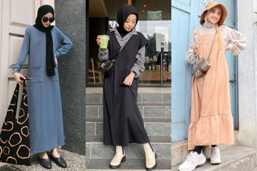 Inspirasi OOTD Hijab Gaya Kasual Pakai 