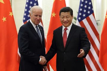 Presiden AS Joe Biden dan PM China Xi Jinping