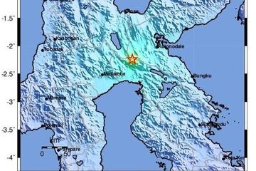 Gempa di Sulawesi.