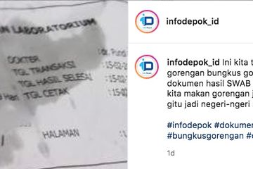 Viral Kertas Hasil Swab Positif Covid-19 Jadi Bungkus Gorengan ...