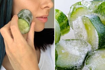 Awalnya Iseng Iseng Wanita Ini Ketagihan Setelah Gosok Gosok Timun Beku Ke Wajahnya Hasilnya Di Luar Ekspektasi Semua Halaman Sajian Sedap