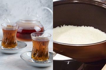 Air teh dan nasi