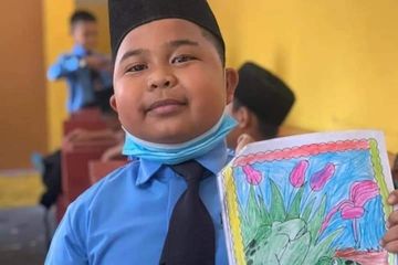 Adik Aming semasa hidup.