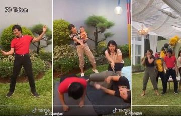 Kak Seto rayakan ultah ke-70 tahun dengan push up berkali-kali.