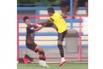 Aksi kericuhan terjadi di laga uji coba AHHA PS Pati FC melawan Persiraja Banda Aceh.