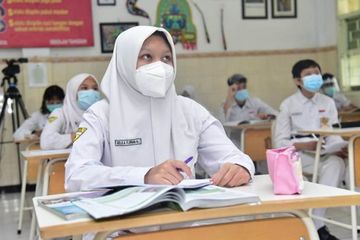 Ilustrasi sekolah tatap muka saat pandemi