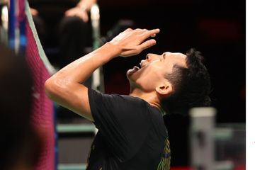 Jonatan Christie positif Covid-19.