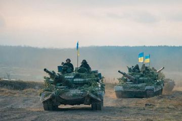 Ilustrasi - Tank Perang Ukraina.