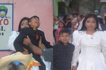 Bikin Geger Foto Pernikahan Seorang Bocah Mirip Anak SD dengan ...
