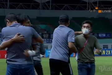 PSIM Yogyakarta usai memastikan diri lolos ke semifinal Liga 2 2021.