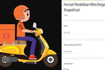 Syarat jadi driver shopee food