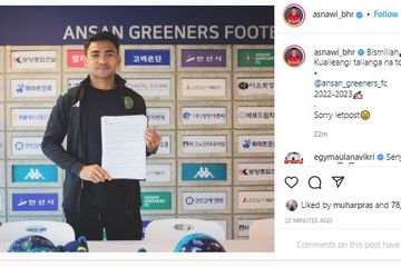 Detail Kontrak Baru Asnawi Mangkualam di Ansan Greeners, Ada Opsi ...