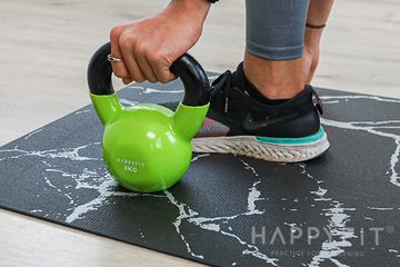 Hanya dengan satu buah kettlebell, bisa untuk menurunkan berat badan.
