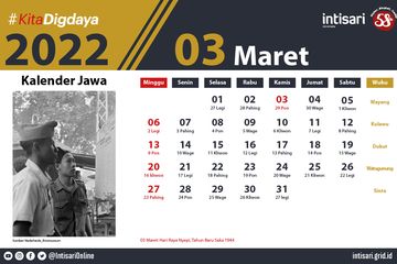 Jawa kalender 2022 Siap download