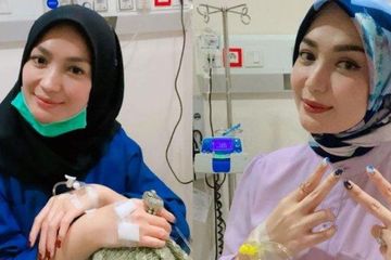 Potret Imel Putri Cahyati yang mengidap kanker liposarkoma