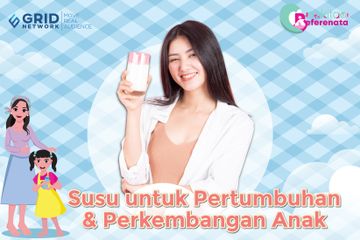 Takaran susu formula anak yang sudah mulai MPASI.