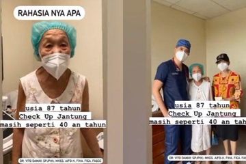 Nenek usia 87 tahun ini dari hasil pemeriksaan dokter jantungnya bak usia 40-an tahun.