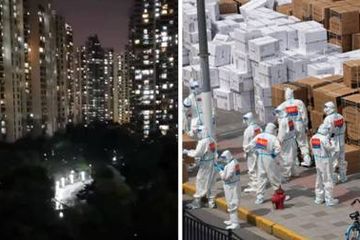 Penduduk Shanghai berteriak ketika mereka terjebak di apartemen dalam penguncian 'nol covid'