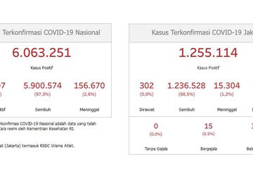 Total Ada 200 Pasien di DKI Jakarta, Bertambah 517 Pasien dalam 24 Jam Karena Subvarian Omicron