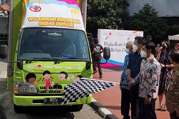 Mobil edukasi keliling akan digunakan untuk mengedukasi anak-anak di berbagai wilayah Indonesia terkait penyebaran Demam Berdarah yang semakin tinggi.