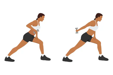 Tricep kickback, latihan menggunakan dumbel untuk mengencangkan dan memperkuat otot-otot lengan.