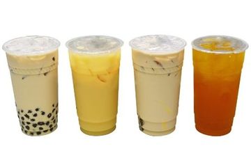 Minuman kekininan yang dipertanyakan kadar gulanya karena diduga tinggi.