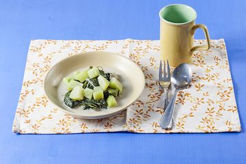 Resep makanan ibu menyusui, bobor daun ubi jalar