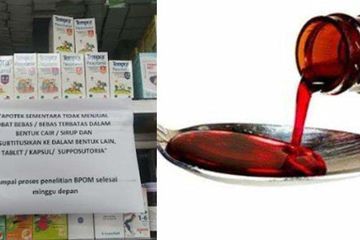 Per 19/10/2022, BPOM resmi tarik 5 produk obat sirup yang terbukti mengandung cemaran EG dan DEG lebih dari ambang batas. Ini daftarnya!