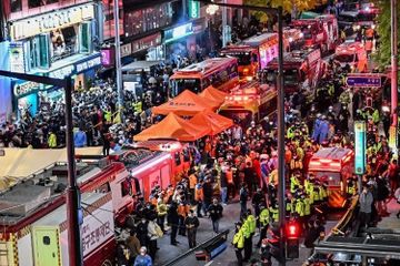 Perayaan Halloween di Itaewon yang memakan korban 